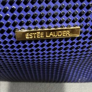 Estee Lauder Black and Blue Cosmetic Case